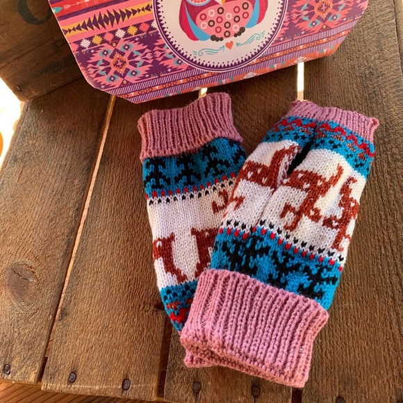 ✨REINDEER HAND ARM WARMER THUMBHOLE GLOVES✨ - Picture 5 of 7